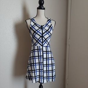 Plaid mini dress NWOT